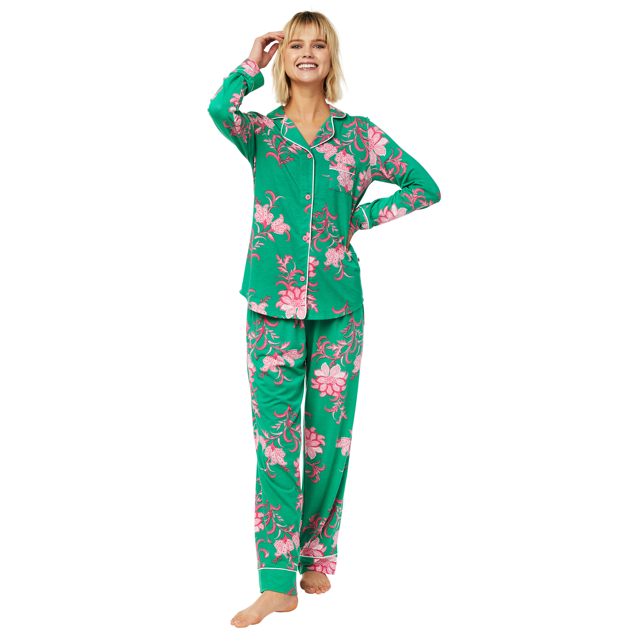 mary square pajama set